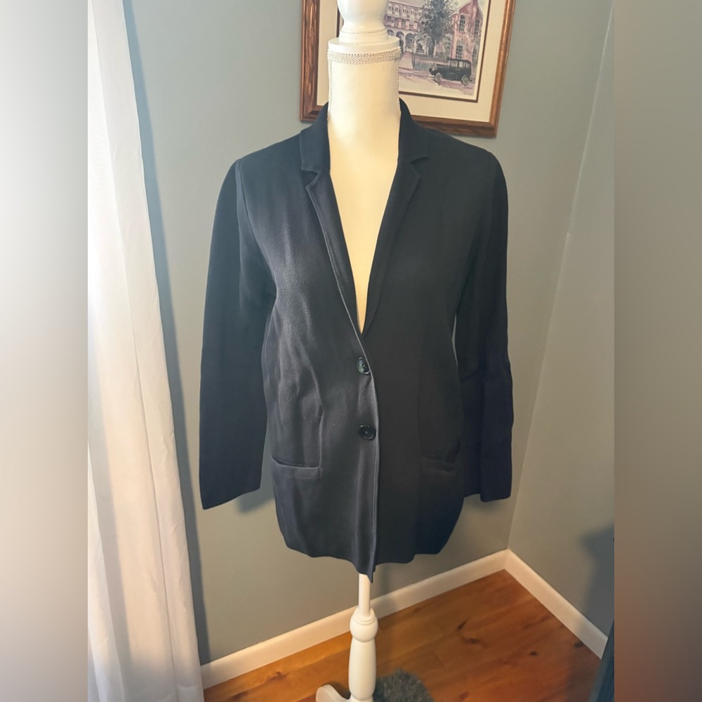 Lands' End Classic Black Blazer
